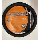 Műbőr Fekete lukacsos 37-39cm